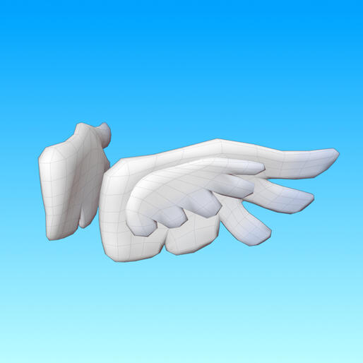 Cartoony wings