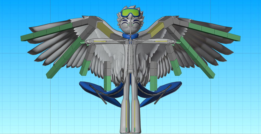 Full rig for stickman Sora