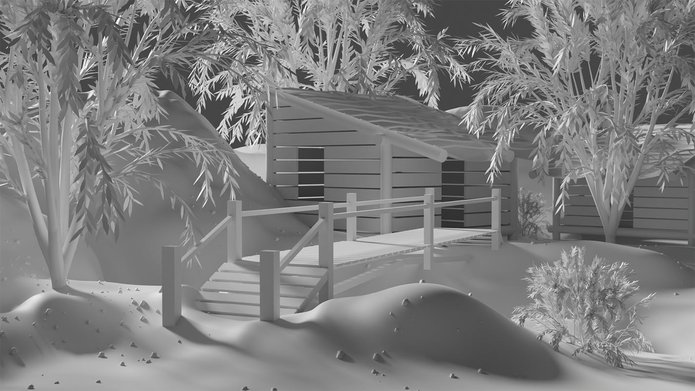 Simple scenery (older work)