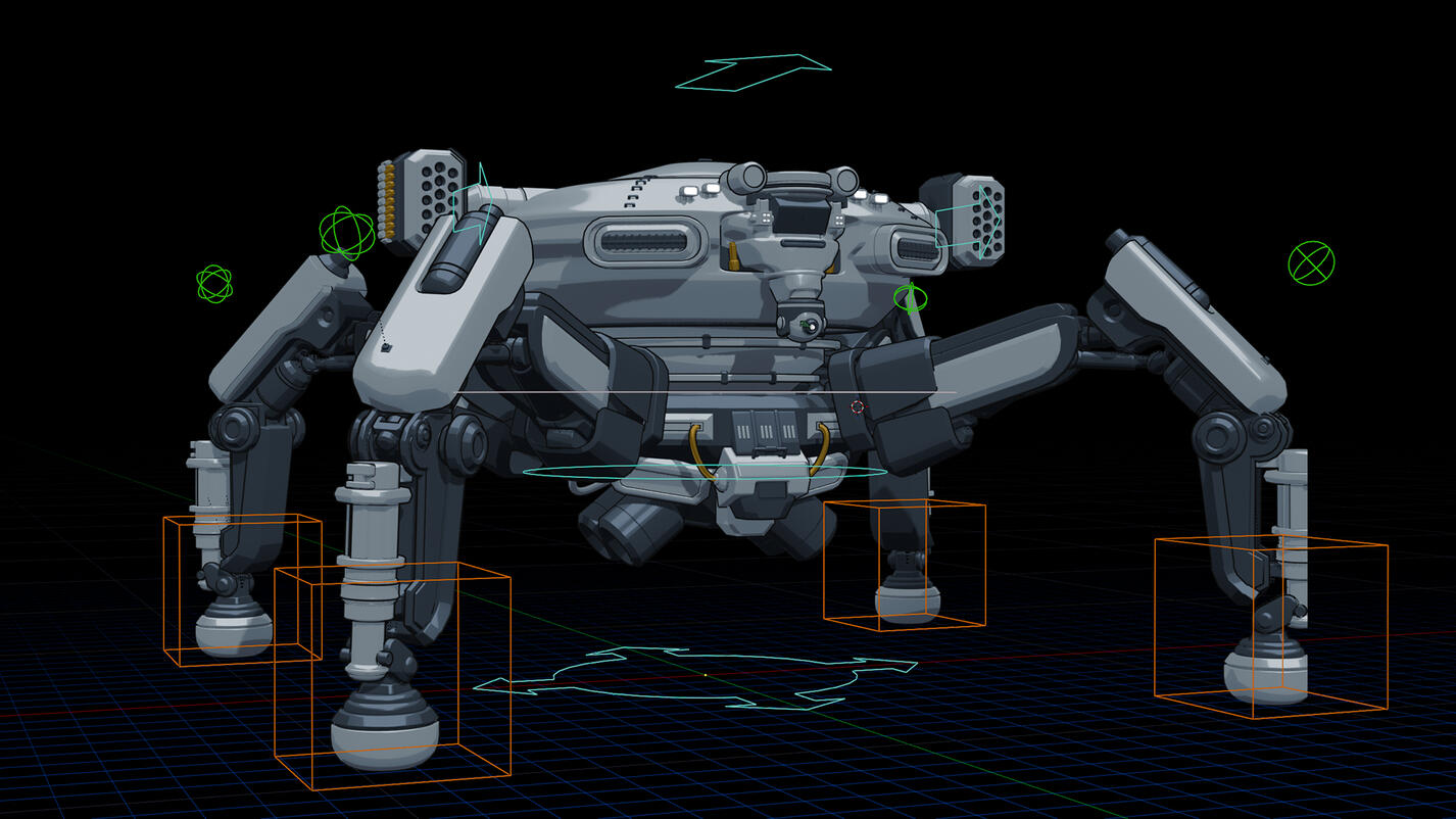 Full rigging and material work (model not by me)